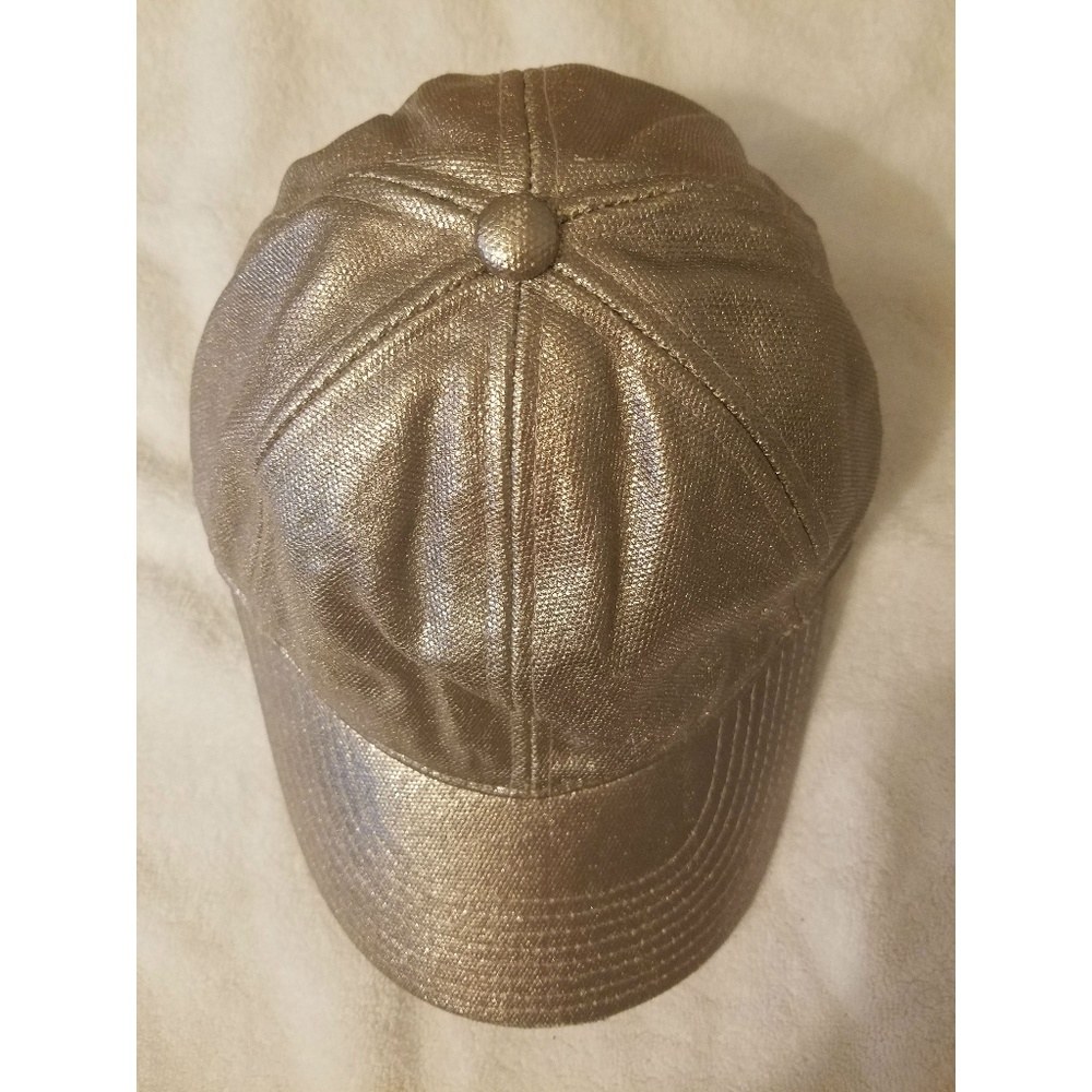 J. Crew Purple Metallic Adjustable Baseball Cap